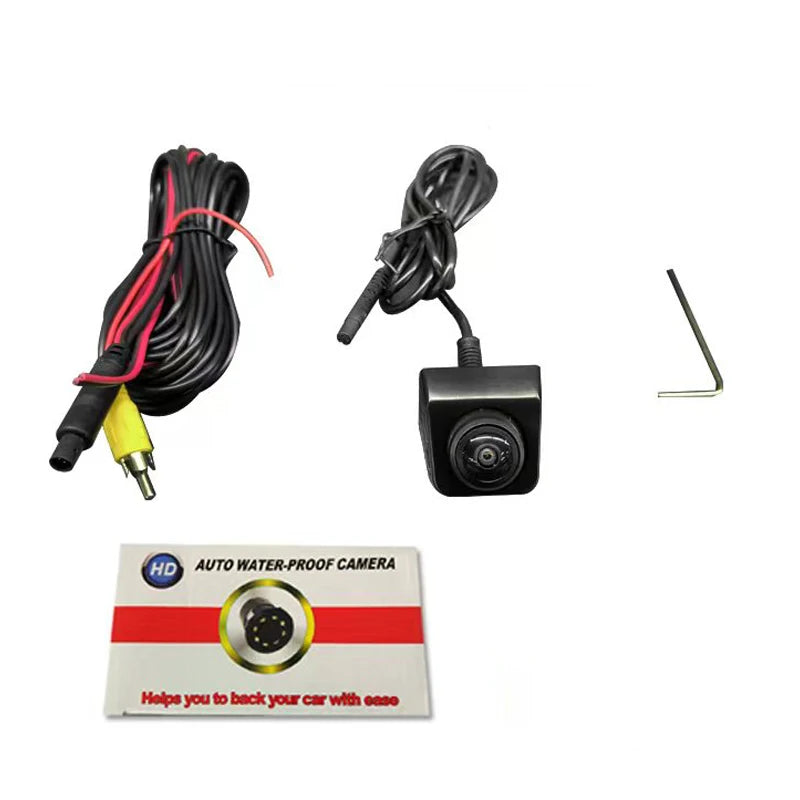 720P Camera AHD Switch CVBS Night Vision IP68 Waterproof 170° Degree Fisheye Golden Lens Full HD Vehicle Backup Rear View Camer