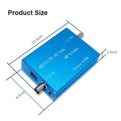 Coxial Cable AHD/TVI/CVI/CVBS 1080P Video Amplifier Extends For CCTV Camera System HD Signal Transmissi 800M